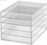 Maul B&uuml;robox A4 5 Sch&uuml;be Acryl glasklar