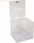 Exacompta Einwurfbox 89058D 21x21x21cm glasklar