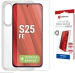 E.V.I. DISPLEX Real Glass + Case Samsung Galaxy S25 FE