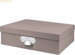 S.O.H.O. Aufbewahrungsbox mit Griff taupe