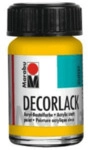Marabu Decorlack Acryl - Mittelgelb 021 15 ml.