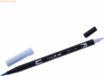 6 x Tombow Dual-Fasermaler ABT mit Rundspitze/Pinselspitze glacier blu