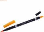 6 x Tombow Dual-Fasermaler ABT mit Rundspitze/Pinselspitze chrome yell