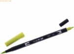 6 x Tombow Dual-Fasermaler ABT mit Rundspitze/Pinselspitze chartreuse