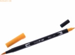 6 x Tombow Dual-Fasermaler ABT mit Rundspitze/Pinselspitze chrome oran