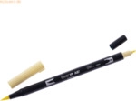 6 x Tombow Dual-Fasermaler ABT mit Rundspitze/Pinselspitze baby yellow