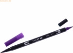 6 x Tombow Dual-Fasermaler ABT mit Rundspitze/Pinselspitze imperial pu