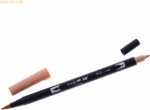 6 x Tombow Dual-Fasermaler ABT mit Rundspitze/Pinselspitze pale cherry