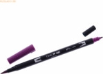 6 x Tombow Dual-Fasermaler ABT mit Rundspitze/Pinselspitze royal purpl