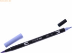 6 x Tombow Dual-Fasermaler ABT mit Rundspitze/Pinselspitze mist purple