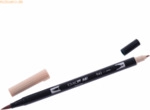 6 x Tombow Dual-Fasermaler ABT mit Rundspitze/Pinselspitze tan