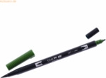 6 x Tombow Dual-Fasermaler ABT mit Rundspitze/Pinselspitze dark jade
