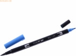 6 x Tombow Dual-Fasermaler ABT mit Rundspitze/Pinselspitze light blue
