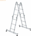 Munk Vielzweckleiter 31322 4tlg nivello-Traverse 4x3 Sprossen