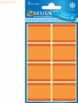 10 x Z-Design Tiefk&uuml;hletikett 36x28mm 40 Etiketten orange