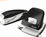 Leitz Schreibtisch-Set Locher NeXXt Wow Locher/Heftger&auml;t 5008/5502 sch