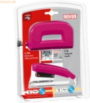 Novus Schreibtisch-Set Twinset Heftger&auml;t+Locher E 15/E 210 pink