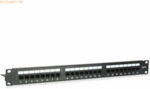 Digital data communication equip PatchPanel 24-Port Cat.6 19- 1HE schw