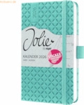 Sigel Wochenkalender Jolie ca. A6 Hardcover aqua green 2026