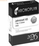 Chronoplan Jahres-Set A5 Kalendarium 2026 Anordnung in Spalten A5 wei&szlig;