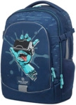 walker Schulrucksack Fame - Grafitti Hand dark blue.