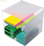 Deflecto Trennung einzeln f&uuml;r Organiser Cube transparent