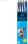 Schneider Kugelschreiber Slider Rave 132574 blau 3+1Memo