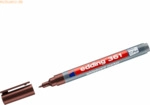 10 x edding Whiteboardmarker edding 361 nachf&uuml;llbar 1mm braun