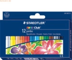 10 x Staedtler &Ouml;lpastellkreide Noris Club jumbo 12-er Etui