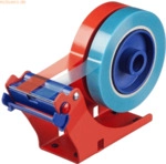 Tesa Tischabroller f&uuml;r bis zu 2 Rollen rot/blau