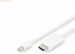 Assmann DIGITUS DisplayPort Adapterkabel, mini DP - HDMI Typ A 2.0m
