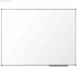 Nobo Wei&szlig;wandtafel Basic Stahl magnetisch Aluminumrahmen 90x60cm wei&szlig;
