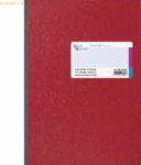 K+E Kladde A4 kariert 96 Blatt Register A-Z Spezialpappe rot