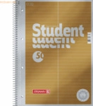 5 x Brunnen Collegeblock Premium Student A4 90g/qm 80 Blatt Lineatur 5