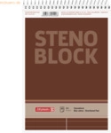 10 x Brunnen Stenoblock A5 40Bl SpiraleMittelline