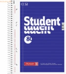 Brunnen Kollegblock Student A5 70g/qm liniert 80 Blatt blau