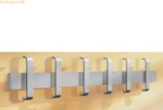 Kerkmann Sicherheits-Wandgarderobe Arosa 95cm silber 6+12 Haken