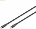 Assmann DIGITUS USB Silikon Kabel, USB 40Gbps, 1m, schwarz
