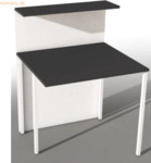 Kerkmann Theke Cento Erweiterungselement BxT 100x80cm wei&szlig;/anthrazit