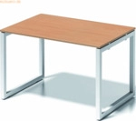 Bisley Schreibtisch CitoBxTxH 120x80x74cm buche Gestell verkehrswei&szlig;