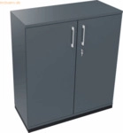 Soennecken Fl&uuml;gelt&uuml;renschrank 3OH B1000xT442xH1133 anthrazit/Lavagrau