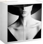 easyOffice Rollladenschrank easyoffice BxTxH 86x37,5x104cm Woman