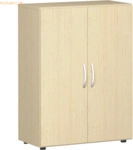 Geram&ouml;bel Fl&uuml;gelt&uuml;renschrank Flex S-383102-AA 3OH 80x42x110,4cm ahorn