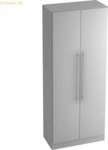 mcbuero.de Garderobenschrank Solid 5OH BxTxH 80x42x200,4cm Griff RE Gr