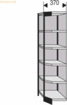 Kerkmann B&uuml;ro-Regal Progress 2000 Eckfeld HxBxT 2250x870x/505x500mm 6