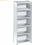 Kerkmann Einzelschrank Artline Transparent breit 5 OH BxTxH 80x38x185c