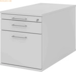 mcbuero.de Rollcontainer 80cm 1 Schub 1 H&auml;ngeregistratur Schloss B&uuml;gel