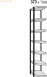 Kerkmann Eckregalfeld Stora 100 HxBxT 260x67x30cm 7 B&ouml;den ohne R&uuml;ckwan