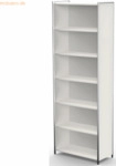 Kerkmann Grundregal Artline breit 6 OH BxTxH 80x38x220cm wei&szlig;