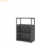 mcbuero.de Regal FlexWall 3OH 1offen graphit